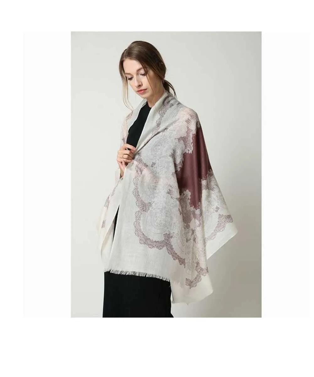 UGG Merino Wool Printed Scarves