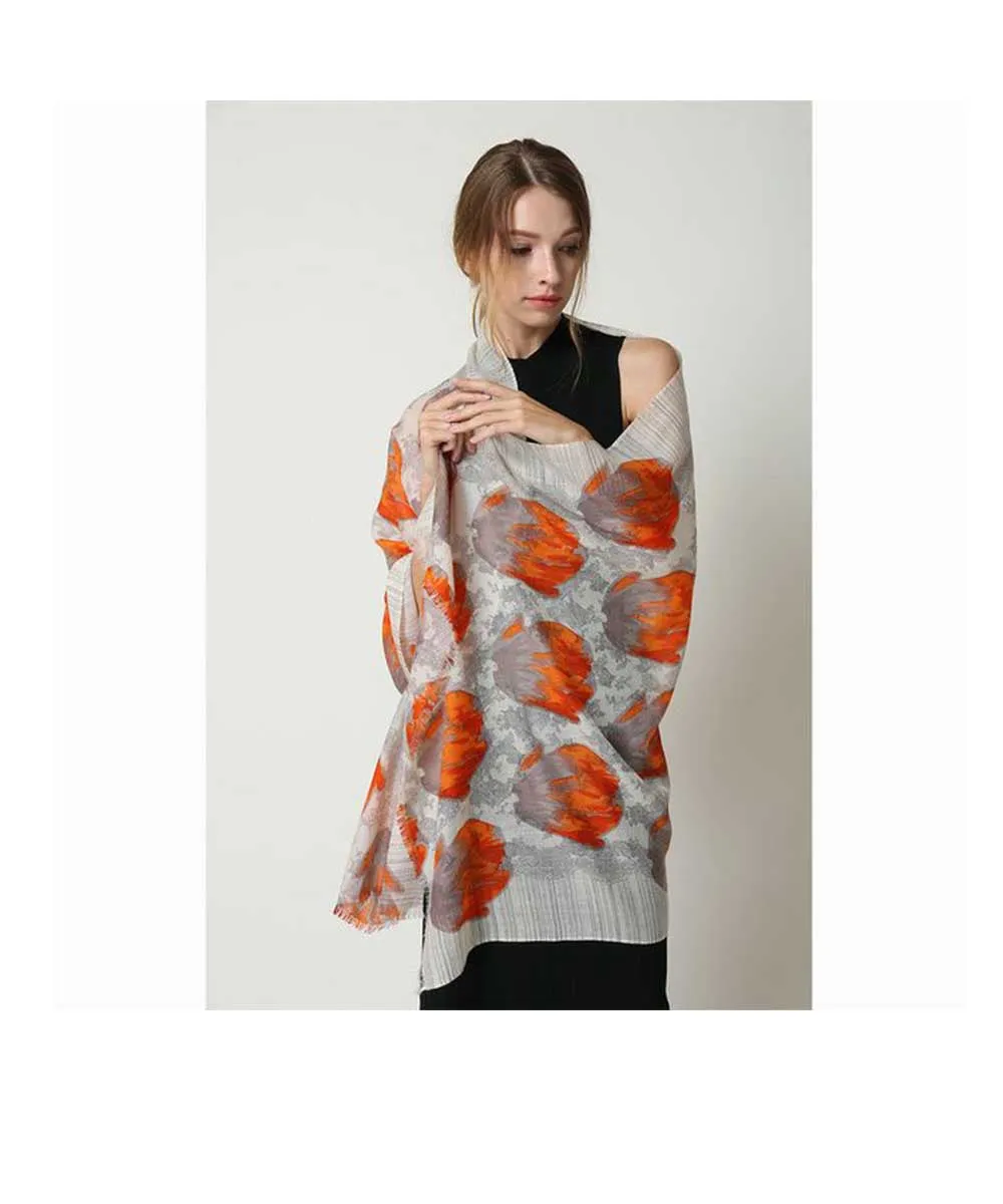 UGG Merino Wool Printed Scarves