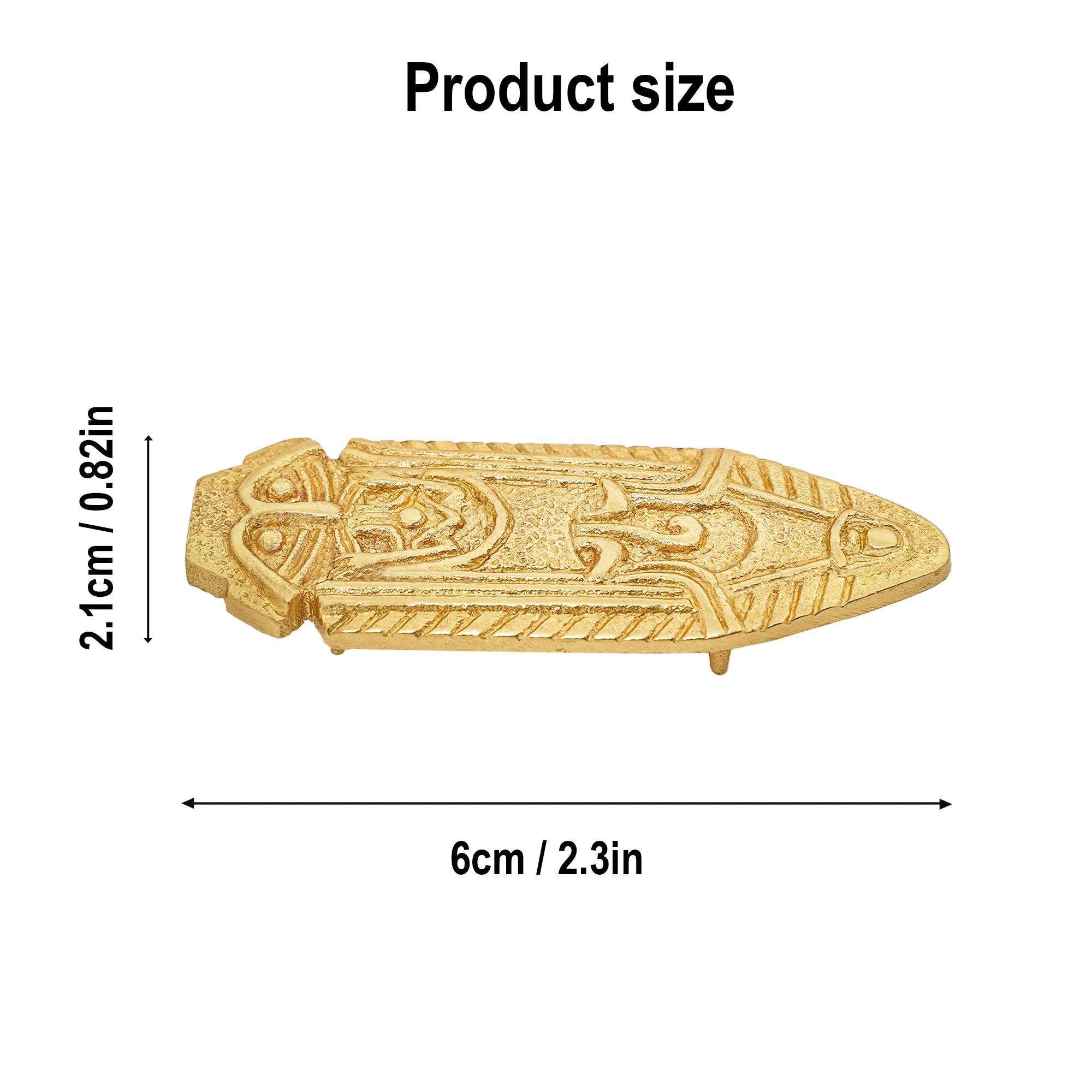 Viking Belt Strap End - 21 mm wide