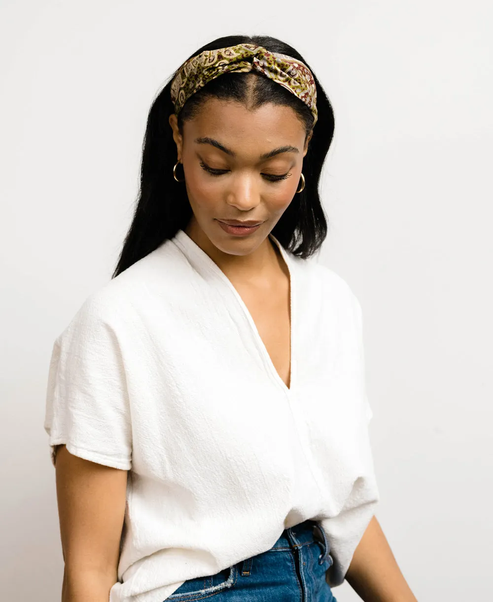 Vintage Silk Twist Headband