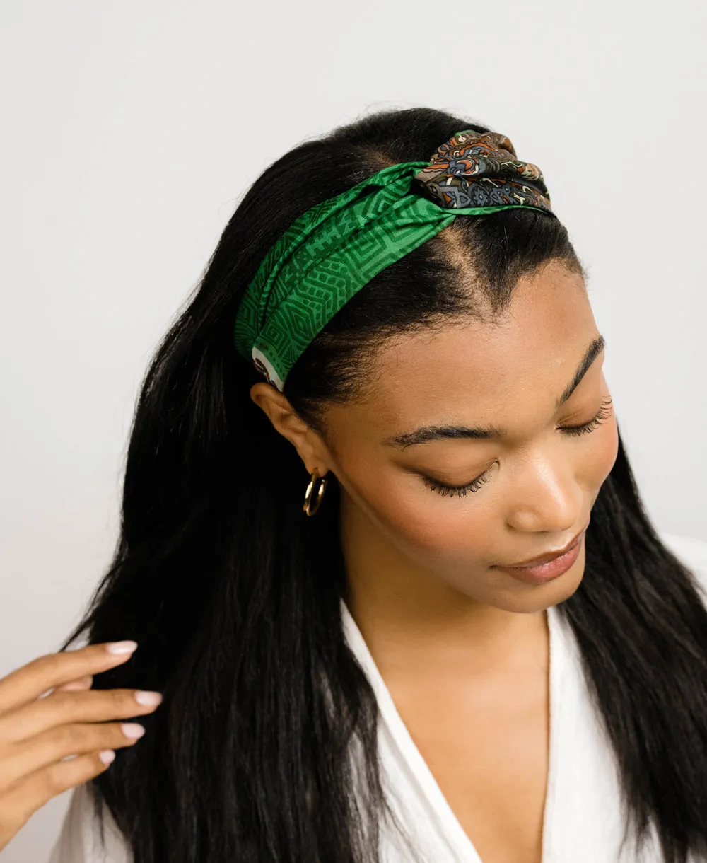 Vintage Silk Twist Headband