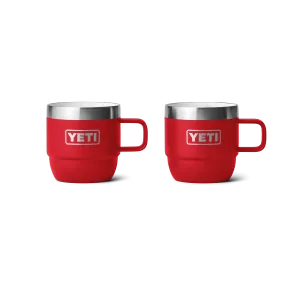 Yeti Rambler 177ML/6oz Stackable Mugs - Rescue Red