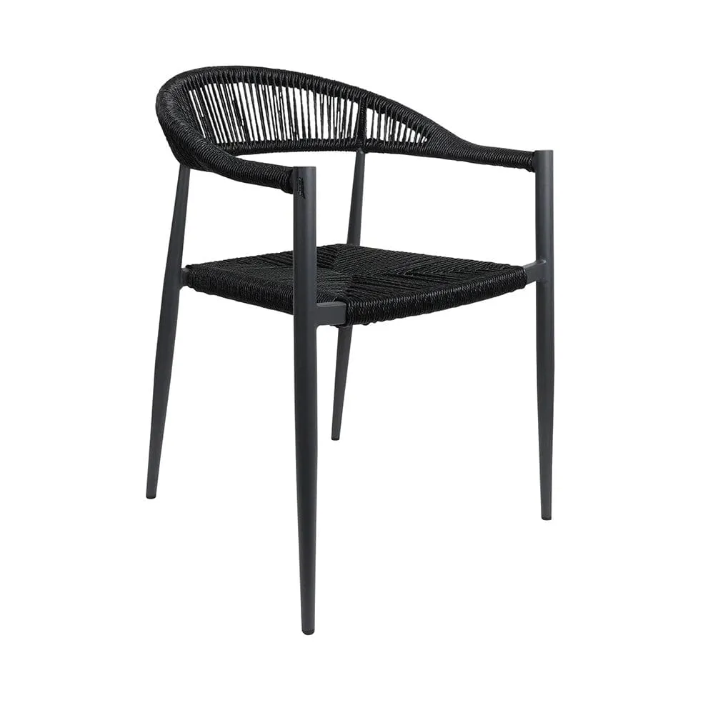 Zion Stackable Outdoor Chair in Tawny, Thunder or Night Sky